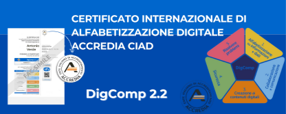 CERTIFICATO INTERNAZIONALE DI ALFABETIZZAZIONE DIGITALE ACCREDIA CIAD